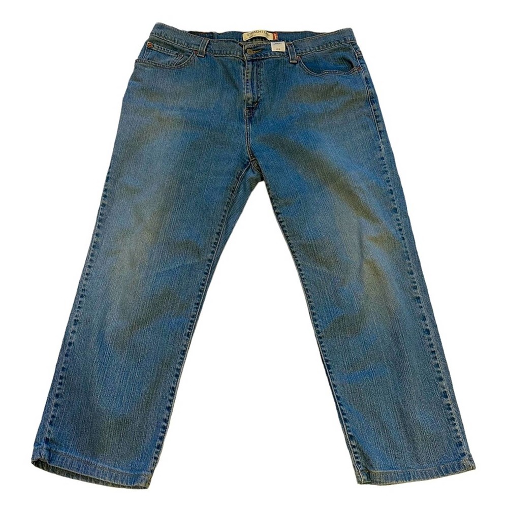 Levi’s Women's 505 Denim Jeans Medium Wash Straight Leg Blue Size 20S